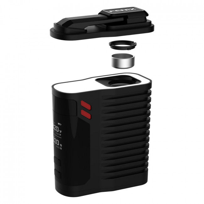 Fenix 2.0 Vaporizer schwarz – Mundstückdeckel abgenommen
