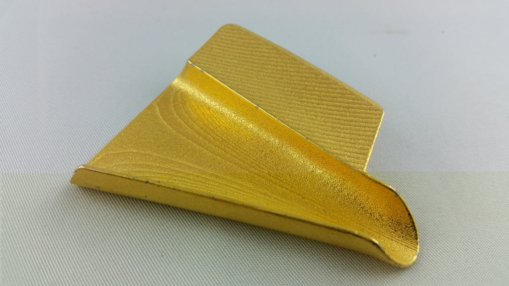 Messing Scoop aus dem 3D-Drucker – weitere Ansicht