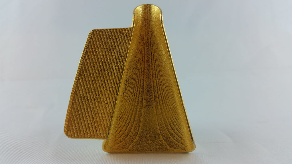 MoJamba Messing Scoop aus dem 3D-Drucker – Seitenansicht