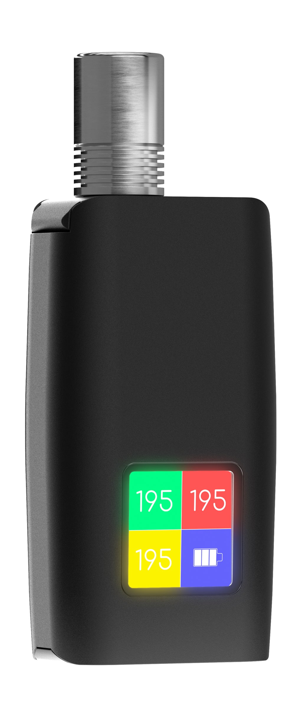 Smono 5 Vaporizer – Rückseite mit farbigem Display