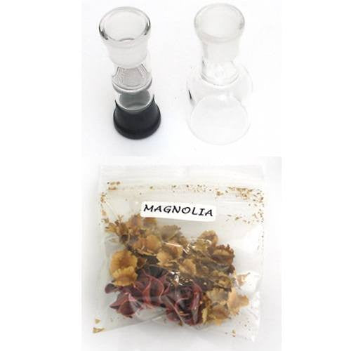 Glas-Cyclone-Bowl, Aroma-Diffusorschale und Aromaprobe als V-Tower Zubehör