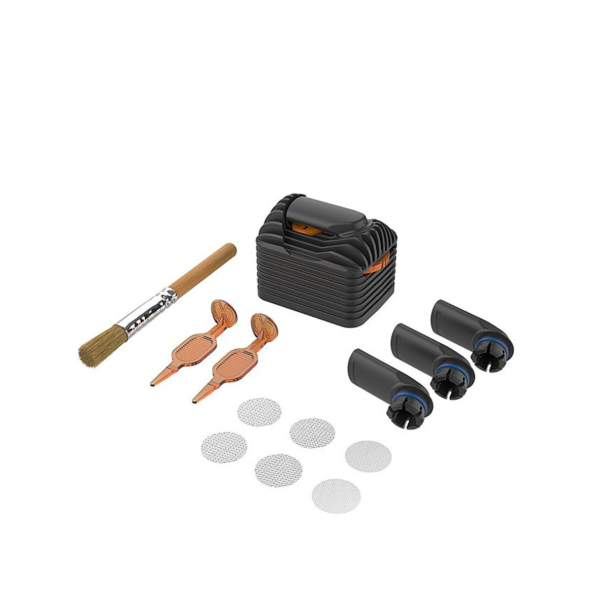 Original VENTY Verschleißteile-Set mit Kühleinheit, Mundstücken, Sieben, Werkzeugen und Reinigungspinsel